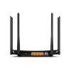 Router modem VDSL/ADSL wireless TP-Link AC1200, Wi-Fi 5 (802.11ac), Dualband (2,4 GHz / 5 GHz), Ethernet LAN, VDSL2, preto, router de secretária