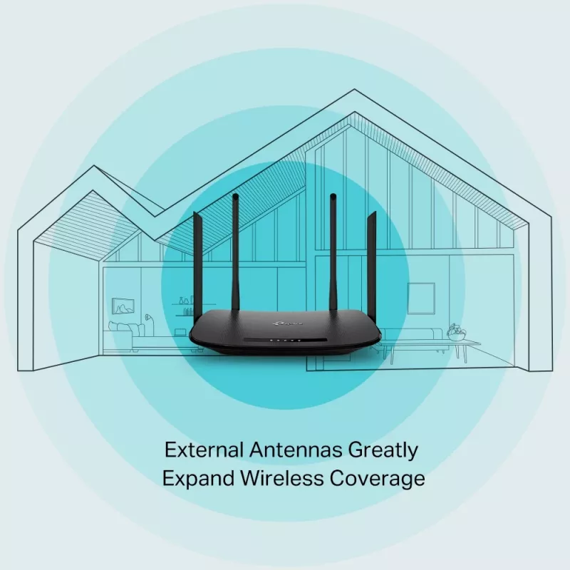 Router modem VDSL/ADSL wireless TP-Link AC1200, Wi-Fi 5 (802.11ac), Dualband (2,4 GHz / 5 GHz), Ethernet LAN, VDSL2, preto, router de secretária