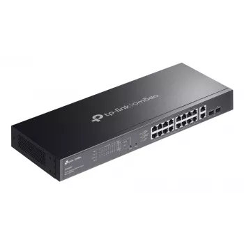 Switch de rede TP-Link Omada ES220GMP Managed L2 Gigabit Ethernet (10/100/1000) Power over Ethernet (PoE) preto