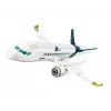 Conjunto de construção LEGO Avião de Passageiros 60367 — série City, 913 peças, 2 minifiguras, interior detalhado