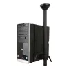 Suporte de CPU Techly ICA-CS 63 Suporte de CPU para montagem em secretária preto