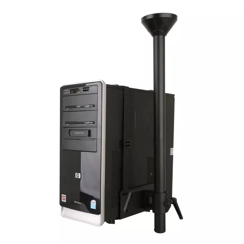 Suporte de CPU Techly ICA-CS 63 Suporte de CPU para montagem em secretária preto