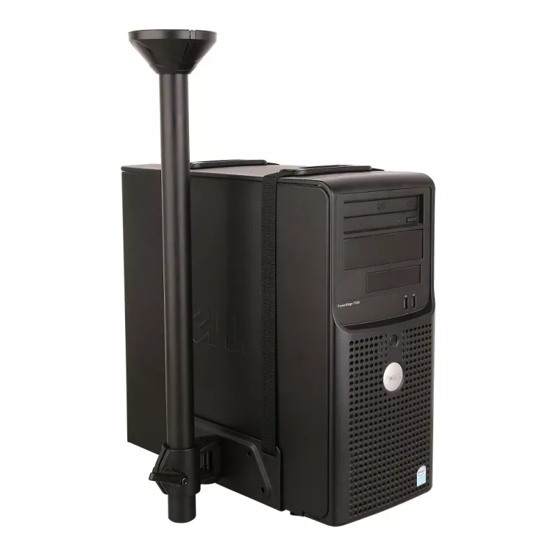 Suporte de CPU Techly ICA-CS 63 Suporte de CPU para montagem em secretária preto