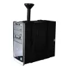 Suporte de CPU Techly ICA-CS 63 Suporte de CPU para montagem em secretária preto