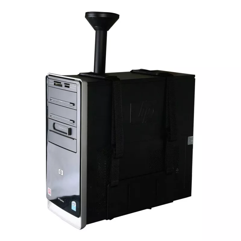 Suporte de CPU Techly ICA-CS 63 Suporte de CPU para montagem em secretária preto