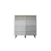 Cama Meble LOTTA 110 4D aparador, branco + carvalho Sonoma