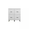 Aparador Cama Meble LOTTA 110 4D — 4 portas, 6 prateleiras, acabamento carvalho sonoma, 1100×540×1190 mm