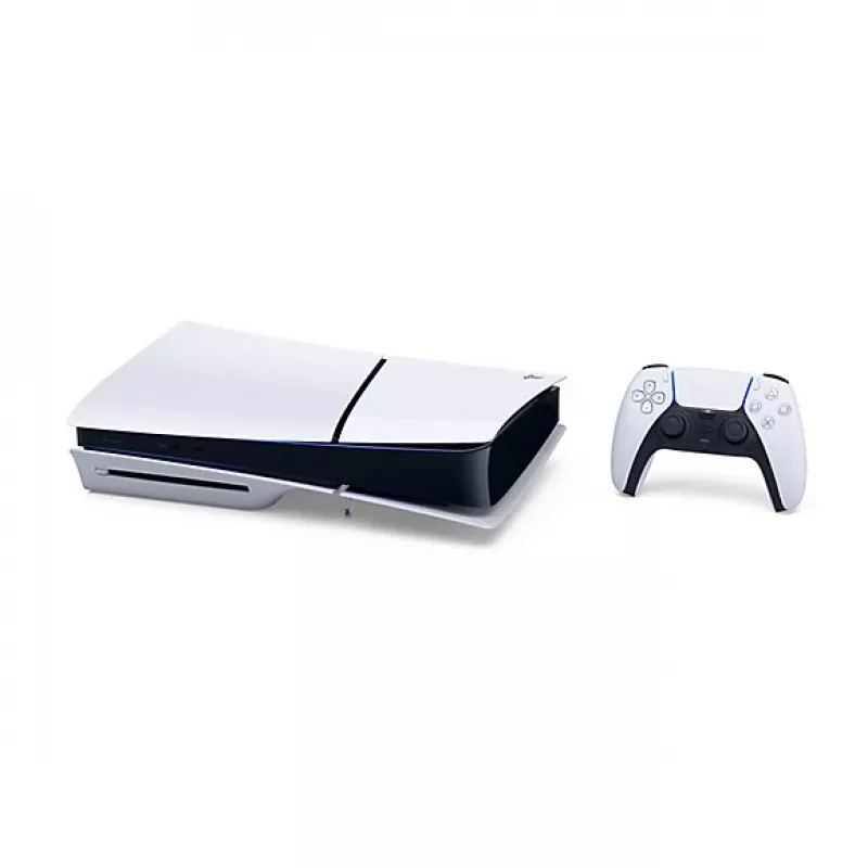 Sony PlayStation 5 (grupo de modelos - Slim), PlayStation 5, preto, branco, 16384 MB, GDDR6, 448 GB/s, AMD