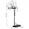 Cesto de basquetebol Salta Center 5133 – altura ajustável, design robusto