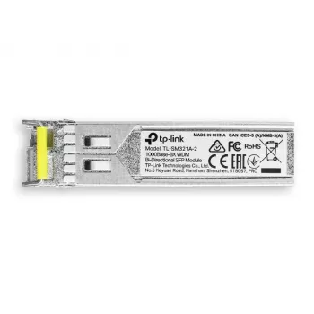 Módulo SFP TP-Link Gigabit single-mode WDM bidirecional, fibra ótica, 1250 Mbit/s, SFP, LC (UPC), 9/125 µm, BX