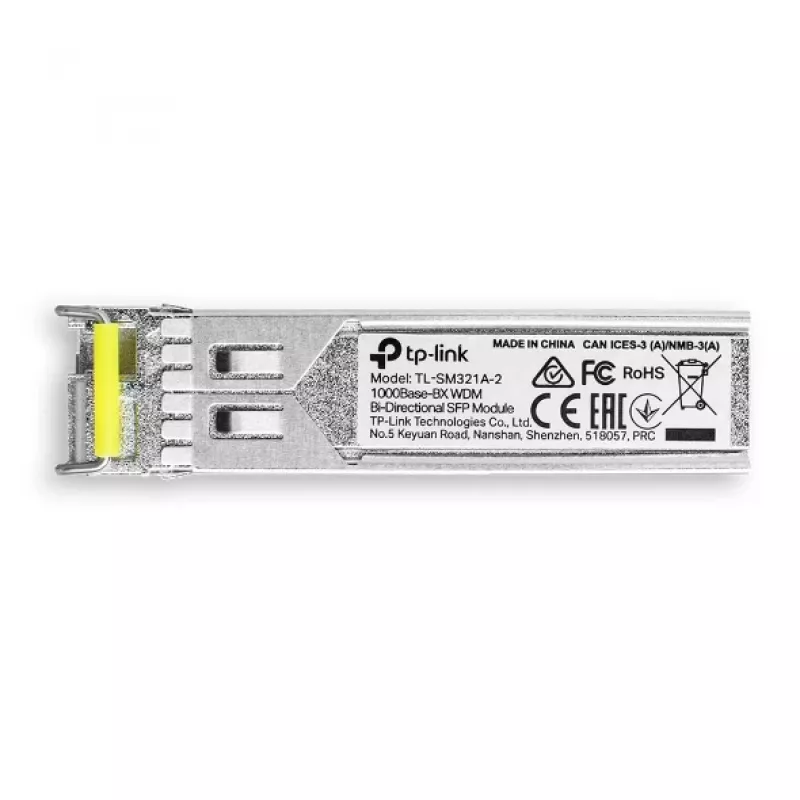 Módulo SFP TP-Link Gigabit single-mode WDM bidirecional, fibra ótica, 1250 Mbit/s, SFP, LC (UPC), 9/125 µm, BX
