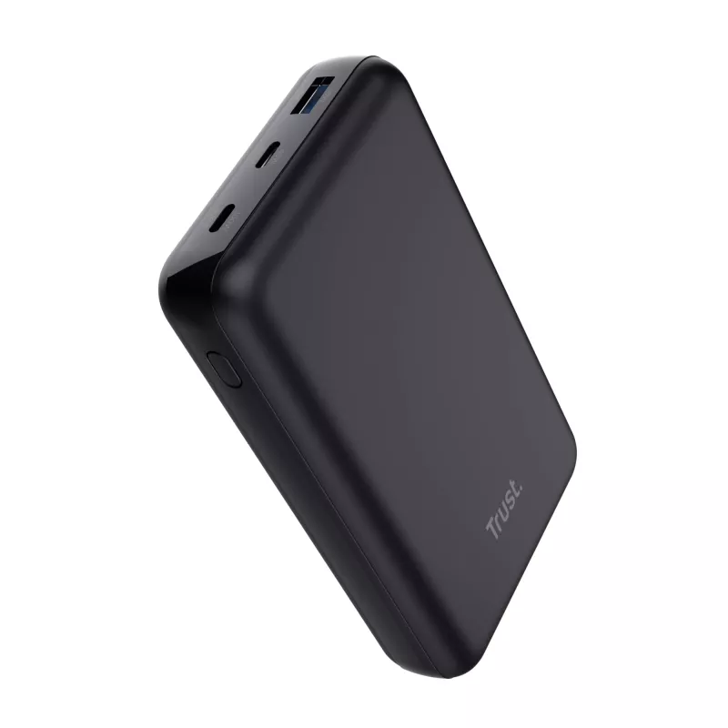 Trust Laro - Powerbank - 20000 mAh - 100 Watt - 5 A - QC 3,0, Power Delivery 3,0 + PPS - 3 portas de saída (4 pin USB Type A (QC 3,0), 2 x 24-