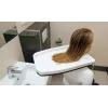 Bacia de escoamento para lavagem de cabelo SUNDO 47090, bacia branca 450 mm de profundidade x 330 mm de largura