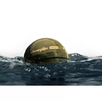 Sonda de peixes portátil deeper Smart Sonar CHIRP+3 Wi‑Fi — sonar sem fios lançável, profundidade máx. 100 m, ângulo do cone 47°/20°/7°, Wi‑Fi, GPS/GLONASS