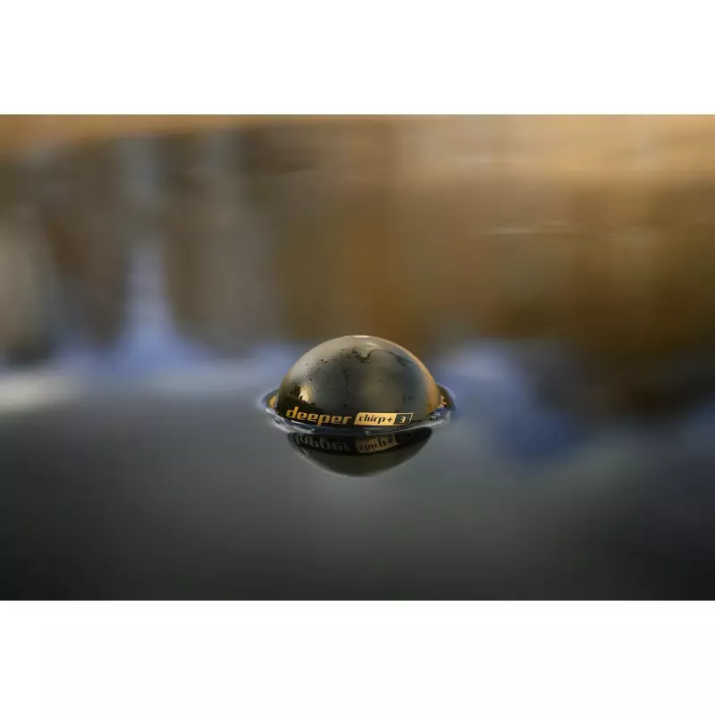 Sonda de peixes portátil deeper Smart Sonar CHIRP+3 Wi‑Fi — sonar sem fios lançável, profundidade máx. 100 m, ângulo do cone 47°/20°/7°, Wi‑Fi, GPS/GLONASS