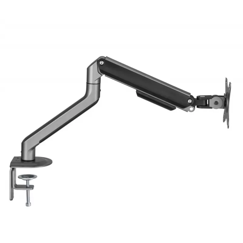 Suporte para monitor Gembird MA-DA1-05 fixação à mesa/passagem pela mesa para ecrãs de 17–32 inch, VESA 75x75–100x100, carga máx. 9 kg, cinzento