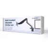 Suporte para monitor Gembird MA-DA1-05 fixação à mesa/passagem pela mesa para ecrãs de 17–32 inch, VESA 75x75–100x100, carga máx. 9 kg, cinzento
