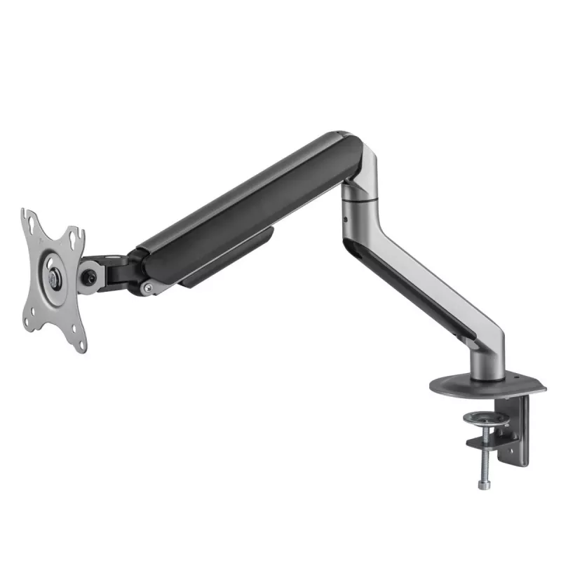 Suporte para monitor Gembird MA-DA1-05 fixação à mesa/passagem pela mesa para ecrãs de 17–32 inch, VESA 75x75–100x100, carga máx. 9 kg, cinzento
