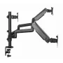 Suporte para monitor GEMBIRD MA-DA3-01 3 braços fixação à mesa/passagem pela mesa para até 3×27