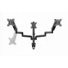 Suporte para monitor GEMBIRD MA-DA3-01 3 braços fixação à mesa/passagem pela mesa para até 3×27
