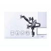Suporte para monitor GEMBIRD MA-DA3-01 3 braços fixação à mesa/passagem pela mesa para até 3×27