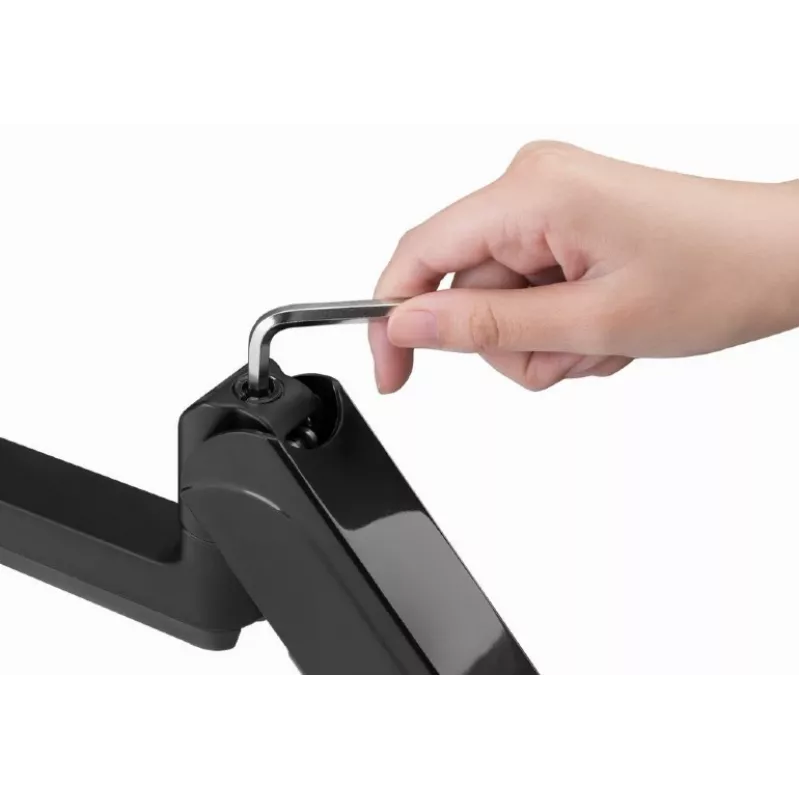 Suporte para monitor GEMBIRD MA-DA3-01 3 braços fixação à mesa/passagem pela mesa para até 3×27