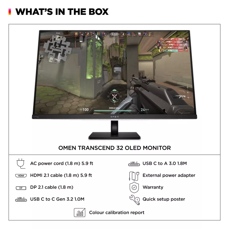 Monitor gaming HP OMEN Transcend 31,5