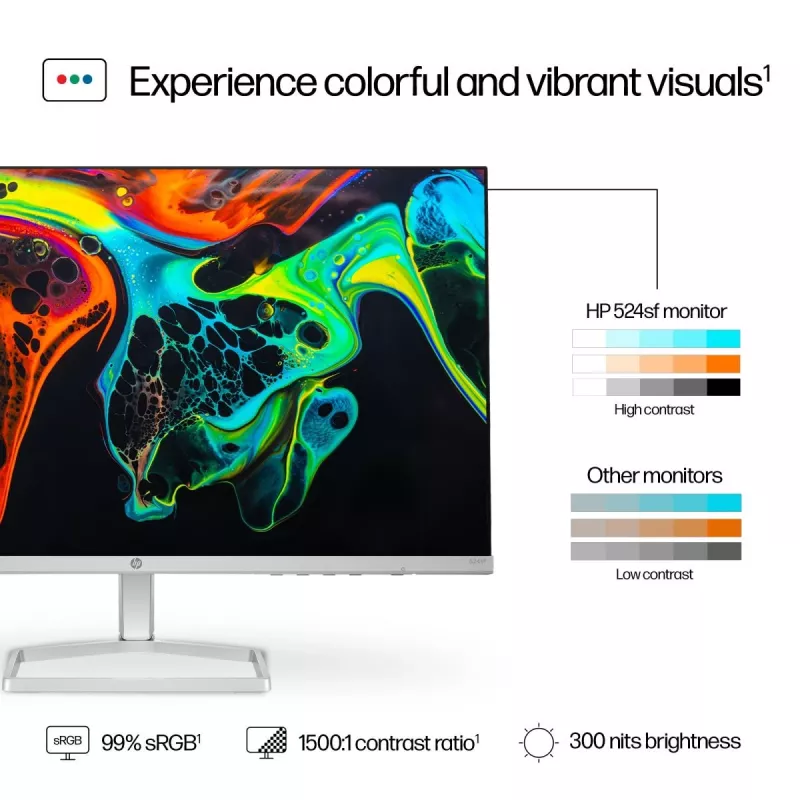 Monitor de secretária HP – Série 5 524sf – 24