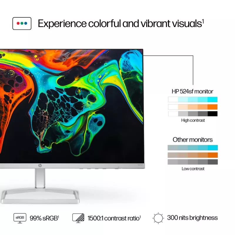 Monitor de secretária HP – Série 5 524sf – 24