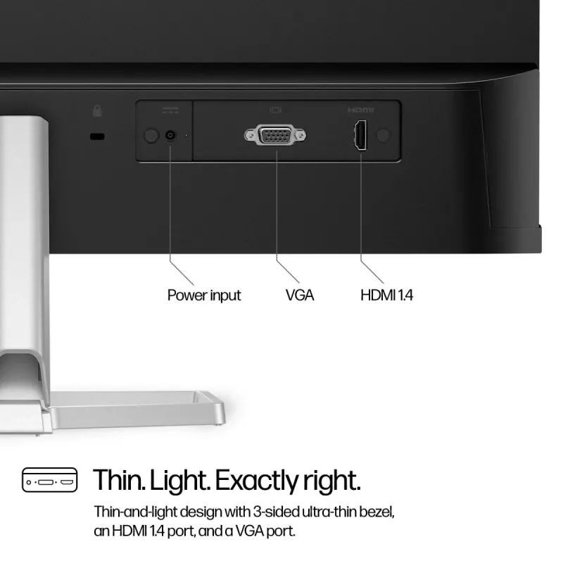 Monitor de secretária HP – Série 5 524sf – 24