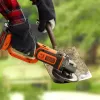 Rebarbadora Black & Decker BCG720N — sem fios 18V Li-Ion, disco 12,5 cm, até 8600 rpm, 3 posições da pega