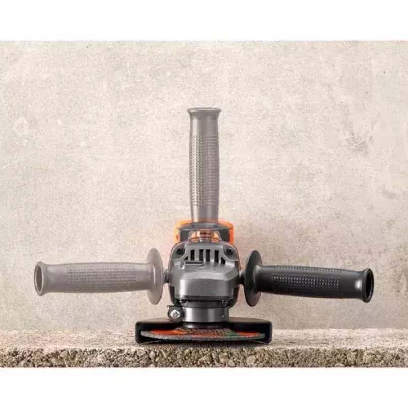 Rebarbadora Black & Decker BCG720N — sem fios 18V Li-Ion, disco 12,5 cm, até 8600 rpm, 3 posições da pega