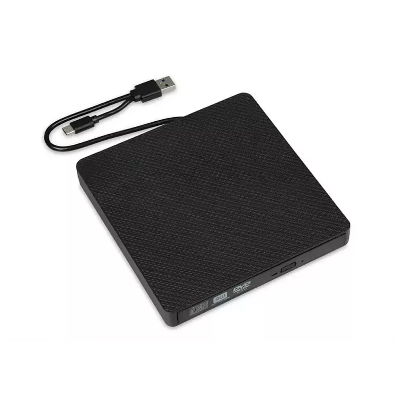 Unidade ótica IBOX IED03 DVD±RW USB 3.1 Gen1 (USB-C) preto, bandeja, 24x CD / 8x DVD