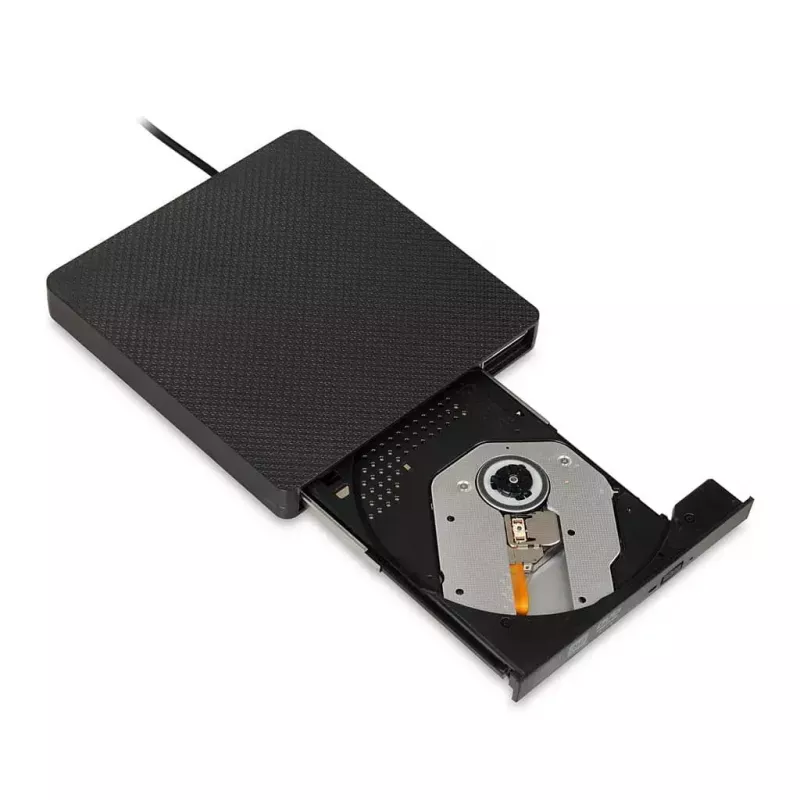 Unidade ótica IBOX IED03 DVD±RW USB 3.1 Gen1 (USB-C) preto, bandeja, 24x CD / 8x DVD