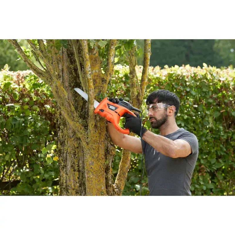 Serra de arco Black & Decker KS880EC-QS – serra de arco, comprimento da lâmina 23,9 cm, punho ergonómico, laranja