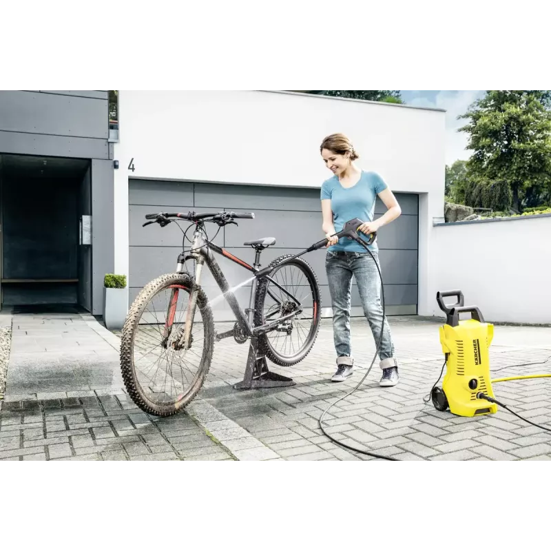 Máquina de lavar alta pressão Kärcher K 2 POWER CONTROL HOME — elétrica, 1400 W, 110 bar, 360 l/h, mangueira 5 m, vertical