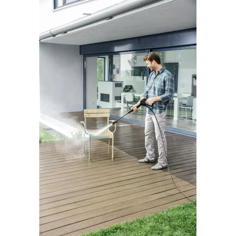 Máquina de lavar alta pressão Kärcher K 2 POWER CONTROL HOME — elétrica, 1400 W, 110 bar, 360 l/h, mangueira 5 m, vertical