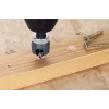 Iniciador de parafusos Wolfcraft 2544000, haste sextavada, aço para ferramentas, para metais não ferrosos, escareador 90°, inclui chave Allen