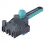 Ferramenta de montagem Wolfcraft Dübelmeister para buchas 6/8/10 mm, espessura da placa 1,2–30 mm, plástico/aço, preto