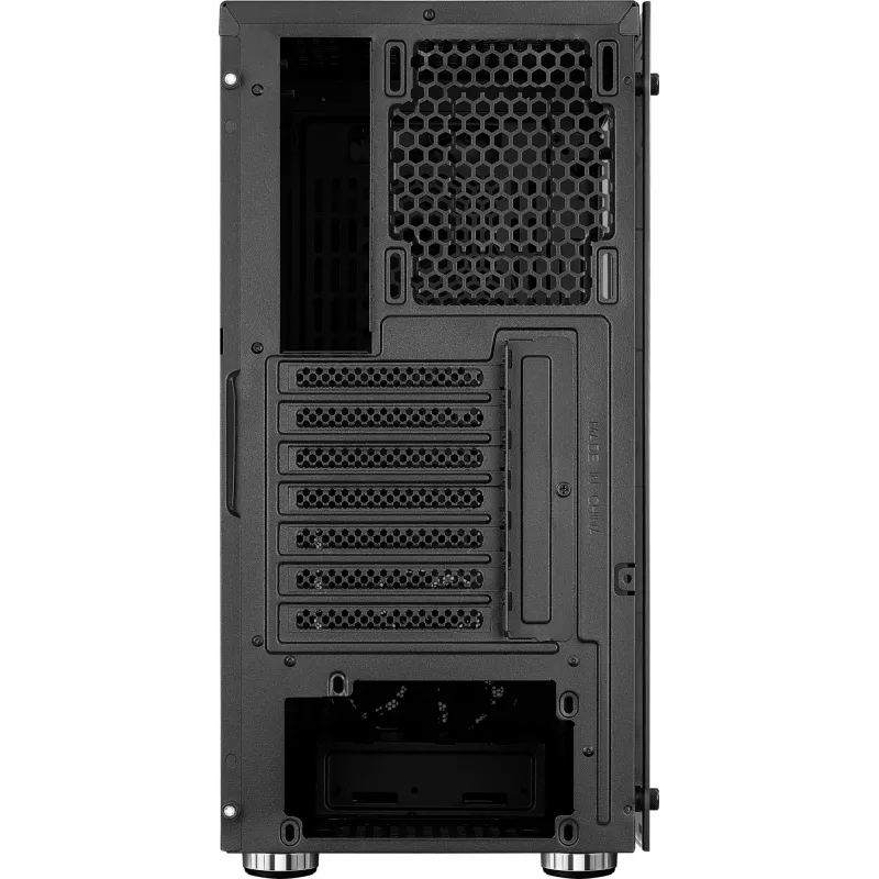 Aerocool PGS Zauron FRGB-G-BK-v1 caixa de PC gaming Midi Tower, ATX/micro-ATX/Mini-ITX, vidro temperado, FRGB, preta