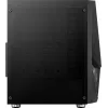 Aerocool PGS Zauron FRGB-G-BK-v1 caixa de PC gaming Midi Tower, ATX/micro-ATX/Mini-ITX, vidro temperado, FRGB, preta