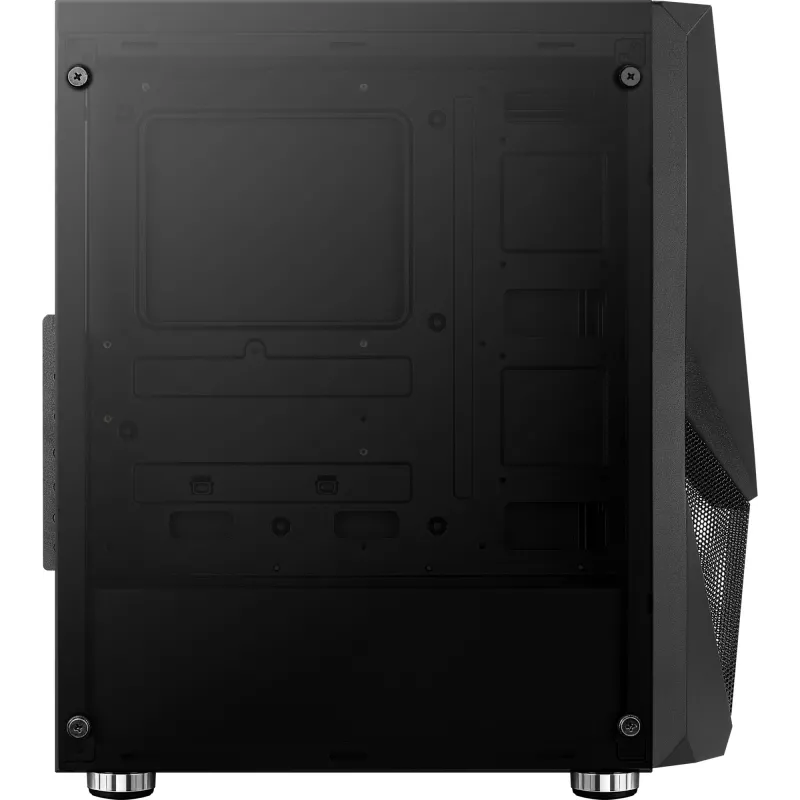 Aerocool PGS Zauron FRGB-G-BK-v1 caixa de PC gaming Midi Tower, ATX/micro-ATX/Mini-ITX, vidro temperado, FRGB, preta
