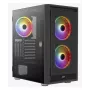 Aerocool PGS Graphite-G-BK-v2 FRGB caixa de PC Midi Tower, ATX, preta