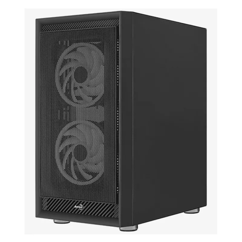 Aerocool PGS Graphite-G-BK-v2 FRGB caixa de PC Midi Tower, ATX, preta