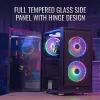 Aerocool PGS Graphite-G-BK-v2 FRGB caixa de PC Midi Tower, ATX, preta