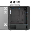 Aerocool PGS Graphite-G-BK-v2 FRGB caixa de PC Midi Tower, ATX, preta