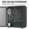 Aerocool PGS Graphite-G-BK-v2 FRGB caixa de PC Midi Tower, ATX, preta