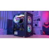 Aerocool PGS Graphite-G-BK-v2 FRGB caixa de PC Midi Tower, ATX, preta
