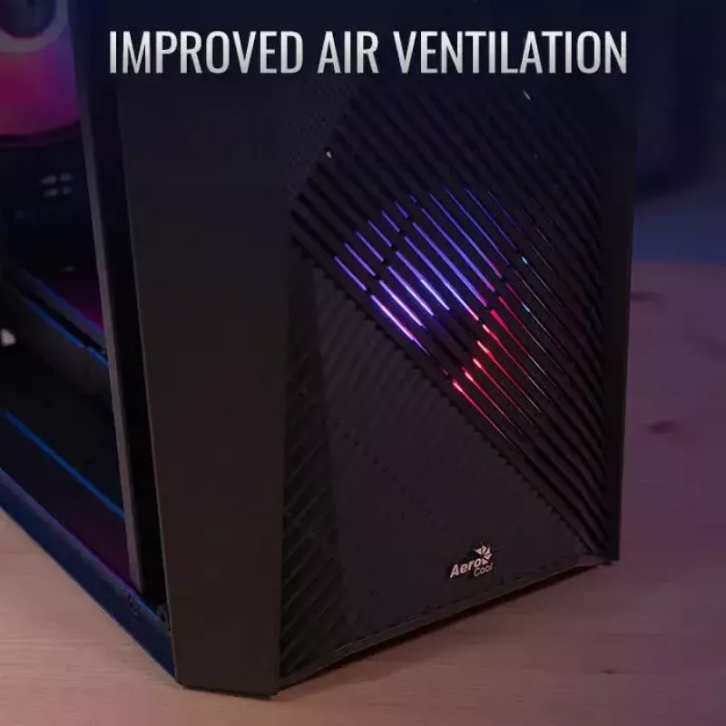 Aerocool PGS Raider Mini-G-BK-v3 caixa de PC, preta