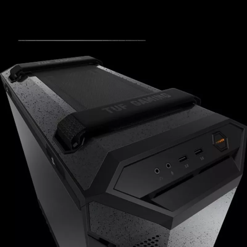 ASUS TUF Gaming GT501 caixa de PC Midi Tower, ATX, painel lateral com janela, preta